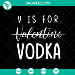 SVG bundle with funny Valentine's Day designs for vodka lovers and wine enthusiasts. Perfect for digital products.