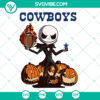 Jack Skellington Cowboys Halloween Sport SVG with instant download option, perfect for Halloween-themed crafts and decorations.