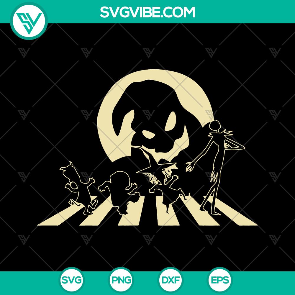 mockup-428903744.jpg Oogie Boogie SVG featuring a spooky design with "Shadow on the Moon Night" theme, inspired by Nightmare Before Christmas for Halloween.