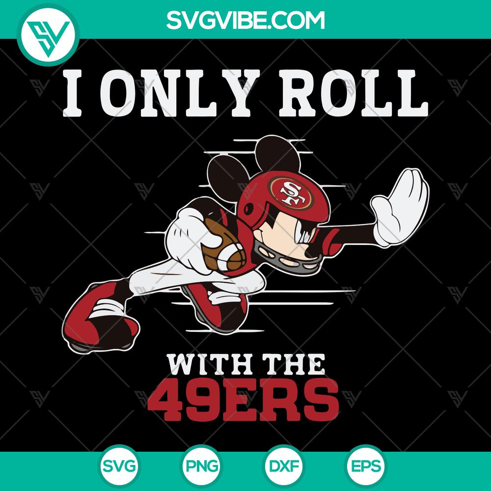 mockup-43096300.jpg San Francisco 49ers Super Bowl Mickey SVG design for NFL fans, instant download. Great for football-themed projects.
