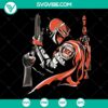 Mandalorian Cincinnati Bengals NFL team logo sport SVG, perfect for fans. Instant download design for football enthusiasts.