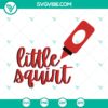 Little Squirt Baby DIY Ketchup and Mustard design SVG, perfect for crafts. Instant download SVG file for baby-themed projects.