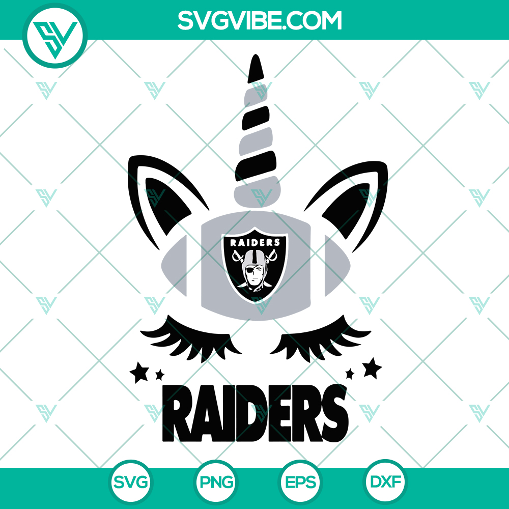mockup-431820267.jpg Las Vegas Raiders Unicorn SVG for NFL football fans. Ideal for Super Bowl and sports-themed crafts.