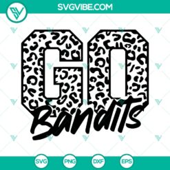 Go Bandits Mascot SVG Bundle - Football Basketball Baseball Volleyball Mom Shirt Design