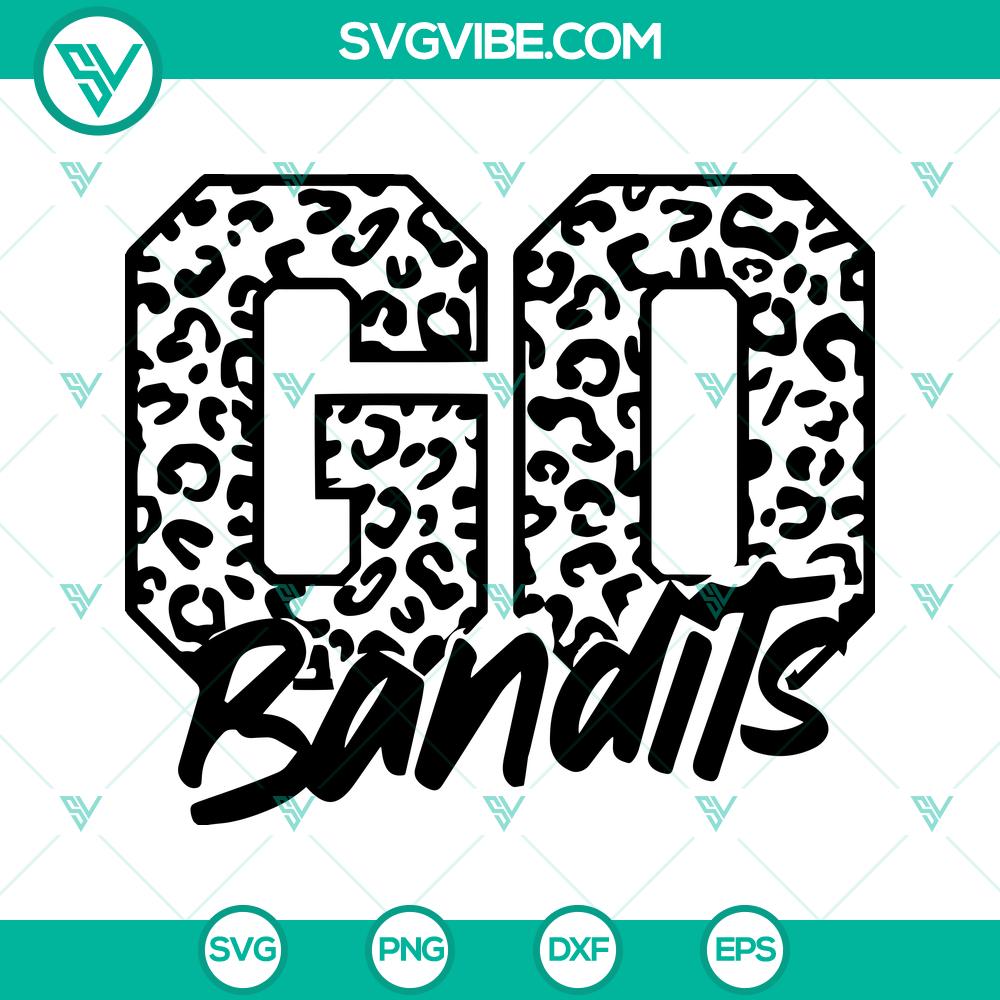 mockup-44181311.jpg Go Bandits mascot SVG bundle featuring designs for football, basketball, baseball, volleyball mom shirts. Ideal for sports-themed apparel.