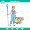 Bo Peep SVG Toy Story Disney design for Cricut. Cartoon mom PNG cut files. Instant download for crafting projects.