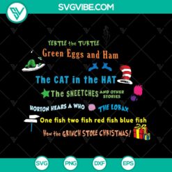 Dr Seuss SVG Bundle for Cricut and Silhouette - Instant Download