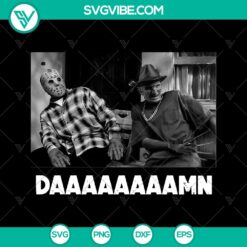 Horror movie characters Halloween PNG sublimation SVG, instant download for spooky design projects.