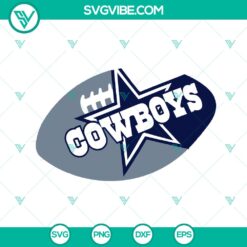 Dallas Cowboys Sugar Skull SVG, official NFL football cut files for Cricut, featuring team's logo in a decorative sugar skull design.