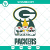 Green Bay Packers NFL Gnomes SVG Bundle, perfect for fans. Instant Download of football-themed designs.