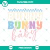 Free Bunny Baby SVG Cut File with adorable design - perfect for Easter crafts and projects.