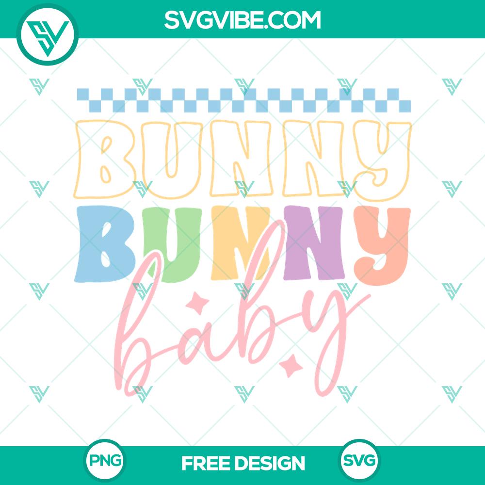 Bunny Bunny Baby SVG Cut File – Free Adorable Bunny Design Free Bunny Baby SVG Cut File with adorable design - perfect for Easter crafts and projects.