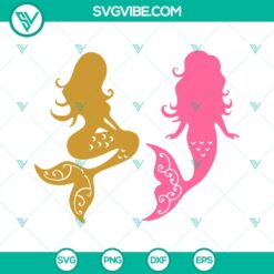 Mermaid Fish Cuttable Design SVG PNG DXF EPS - Instant Download