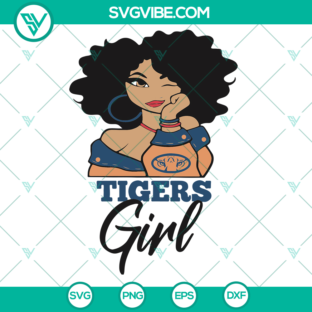 mockup-503050606.jpg Auburn Tigers NFL football themed SVG shirt for Black Girl, instant download design showcasing Tigers team spirit.