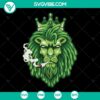 Lion Smoking Weed SVG design, perfect for hippie pot smokers. Instant download with cannabis and marijuana theme.