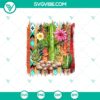 Cactus flower cowgirl & leopard paint stroke sublimation designs for instant download. Trendy western digital print graphics.