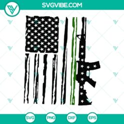 America Guns Flag SVG | US Guns AK 47 SVG | Instant Download
