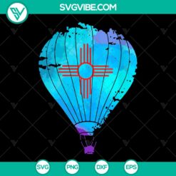 Hot Air Balloon SVG Cut File Bundle - Silhouette and Cricut Clipart Download