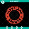 Starbucks Cleveland Browns Cold Cup Wrap SVG featuring NFL team logo and colors. Perfect for sport fans. SVG download available.