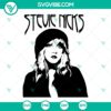 Stevie Nicks Fleetwood Mac SVG silhouette files for Cricut, featuring rock band clipart perfect for gifts.