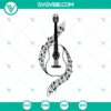 Guitar notes SVG music cut file for Cricut, perfect for crafting projects and creating musical-themed designs.