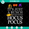 Hocus Pocus Halloween SVG Quote Bundle with spooky and festive quotes for instant download. Perfect for Halloween crafts.