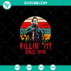 Vintage Michael Myers SVG design, "Killin It Since 1978" - Instant Download, horror movie fan art with retro style.