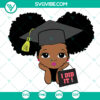 Peekaboo Girl Bundle: Princess & Cute Black African American Kids Graduation SVG, perfect for crafting projects.
