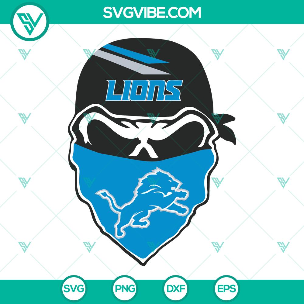 mockup-539497633.jpg Detroit Lions skull NFL silhouette design for digital download in SVG, PDF, DXF, EPS, PNG formats.
