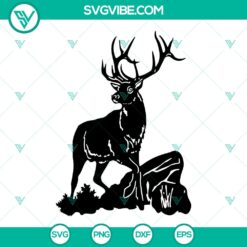 Deer SVG Cut File - Buck Clipart for Cricut &amp; Silhouette