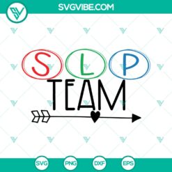 Slp Squad Cutting File for School &amp; Faculty - SVG, PNG, JPEG, DXF - Commercial Use