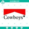 Cowboy Country Marlboro Cigarettes themed digital cut file for Cameo Cricut Design. SVG PNG DXF format. Instant Download.