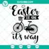 Easter Bunny SVG Bundle with Happy Easter Quotes for Instant Download - Festive Easter design elements for projects.