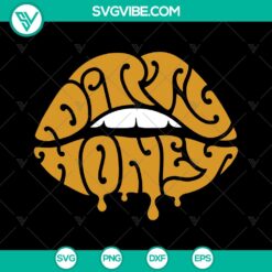 Dirty Honey Logo SVG PNG DXF EPS Cut Files - Instant Download