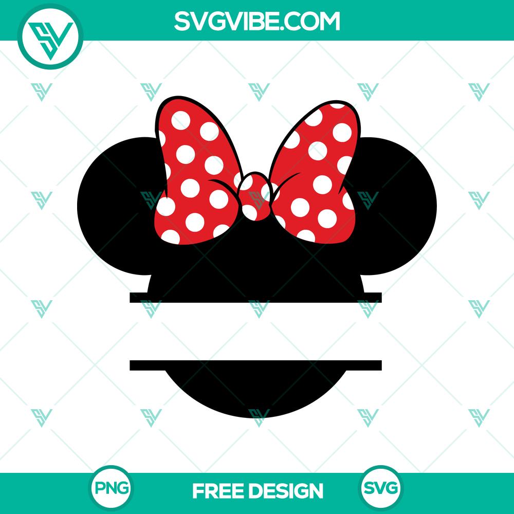 Minnie Head Monogram SVG Cut File – Free Customizable Design Minnie Head Monogram SVG Cut File for Free, Customizable Design – Perfect for DIY Projects and Personalization.