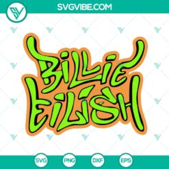 Billie Eilish Logo SVG Cut Files - Silhouette, Cricut, Decal Instant Download