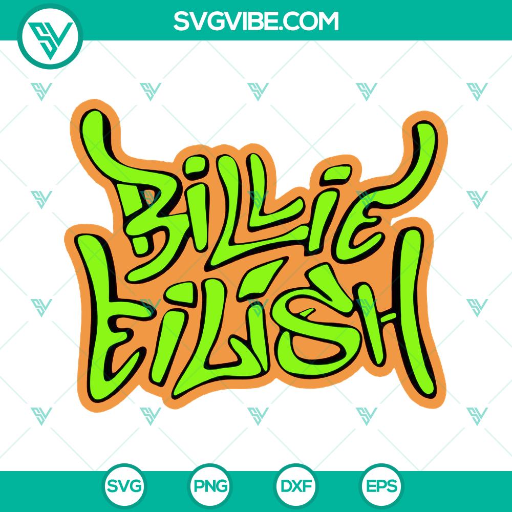 Billie Eilish Logo SVG Cut Files – Silhouette, Cricut, Decal Instant Download Billie Eilish logo SVG cut files for Silhouette and Cricut machines, perfect for creating decals. Instant download.