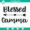 "Blessed Gamma SVG file for Cricut & Silhouette, ideal gift vector design, instant download for cutting machines."