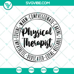 Funny Physical Therapist SVG | PT Therapist Gift | Silhouette Cricut SVG
