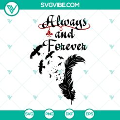 Always And Forever Vampire Diaries SVG Cut Files - Instant Download