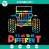 Jeep autism awareness custom SVG PNG file, ideal for Cricut and Silhouette, designed for print and cut projects.