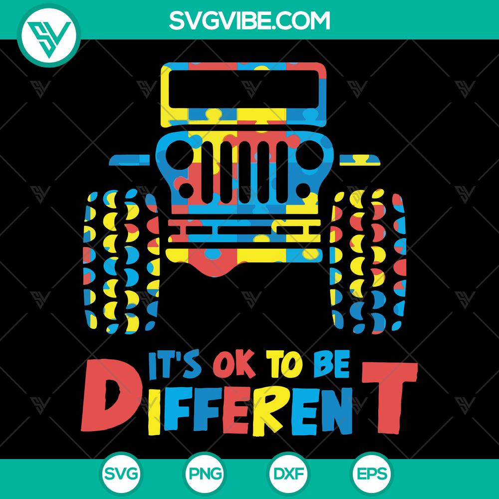 mockup-587068864.jpg Jeep autism awareness custom SVG PNG file, ideal for Cricut and Silhouette, designed for print and cut projects.