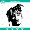 Juice Wrld SVG cutting files with rapper digital clip art featuring hip hop rap design. Ideal for crafting projects.