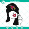 Arizona Cardinals Fangirl SVG for Black Girl Super Bowl fans. Ideal NFL-themed design for football supporters.