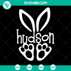 Easter Bunny Monogram SVG | Digital Cut Files - Instant Download
