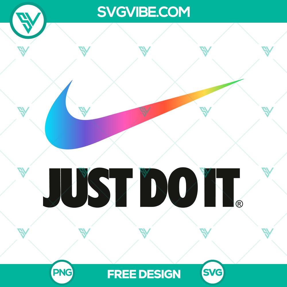 Just Do It Nike Logo SVG Cut File – Free Classic Sports Brand Design Nike logo SVG cut file in classic design; free download.
