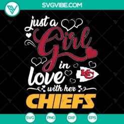 Chiefs fan logo design SVG for Kansas City football fans.