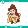 Free Belle SVG cut file - Classic Disney Princess design for crafting projects.