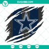 Dallas Cowboys NFL torn SVG featuring football teams design perfect for Super Bowl fans, instant download available.