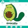 Avocado Cat Mom SVG design, instant download. Cute cat mom illustration with avocado body. Perfect for crafts, shirts, and more.